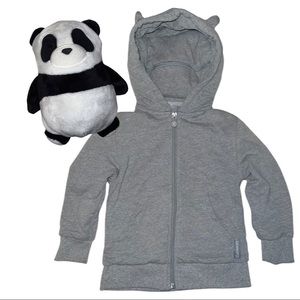 *RARE* Cubcoats “Papo the Panda” Zip-Up Convertible Stuffie/Unisex Hoodie